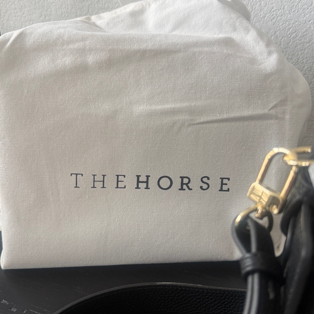 NWT THE Horse Clementine bag Black Pebbled Leather - Picture 3 of 5